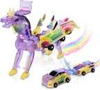 🎉Last Day 80% OFF⏰️Transforming Dinosaur Toys, 2 in 1 Magnetic Cars Collision Transform into Dino Toys