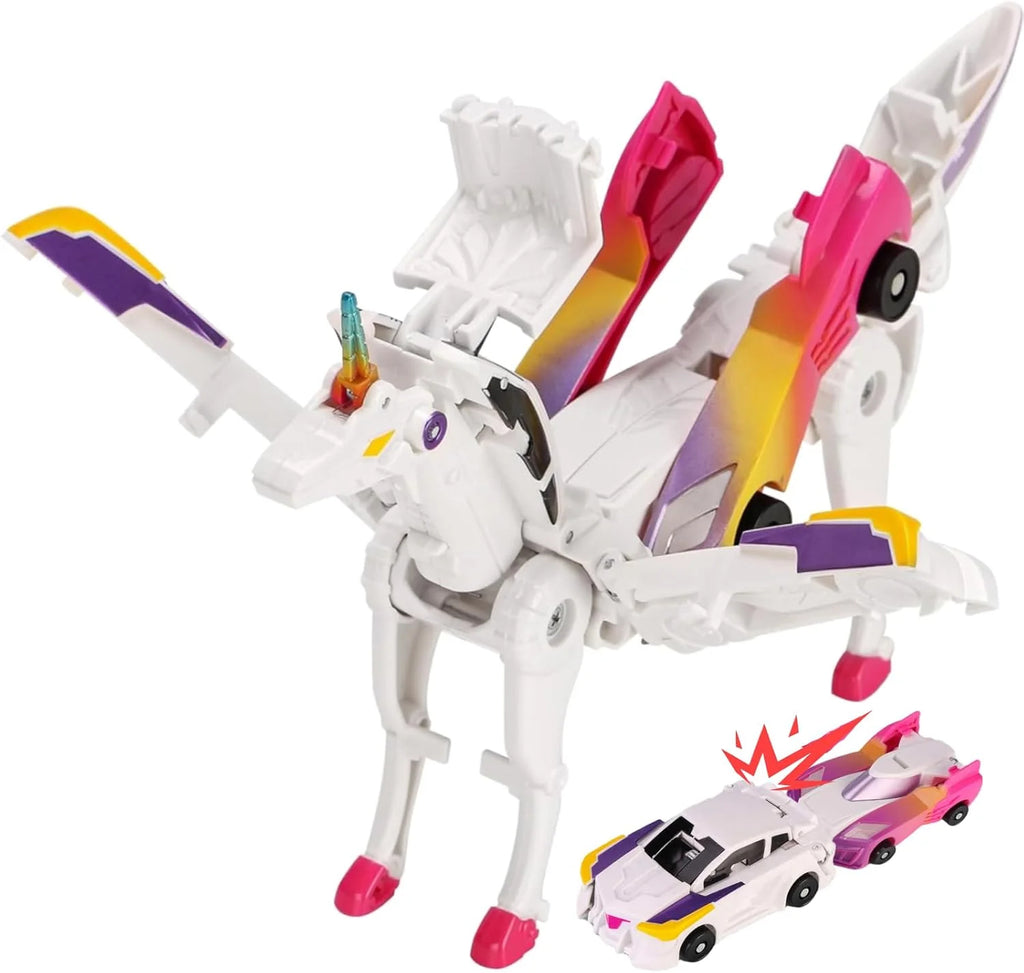 🎉Last Day 80% OFF⏰️Transforming Dinosaur Toys, 2 in 1 Magnetic Cars Collision Transform into Dino Toys