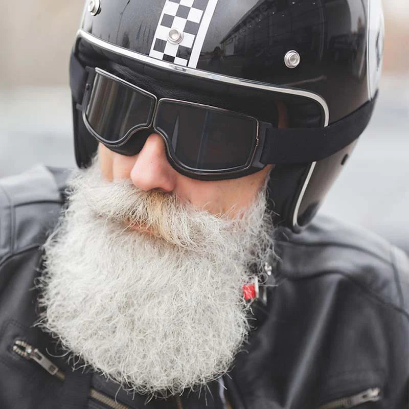 Vintage Motorcycle Goggles - Fit Over Glasses